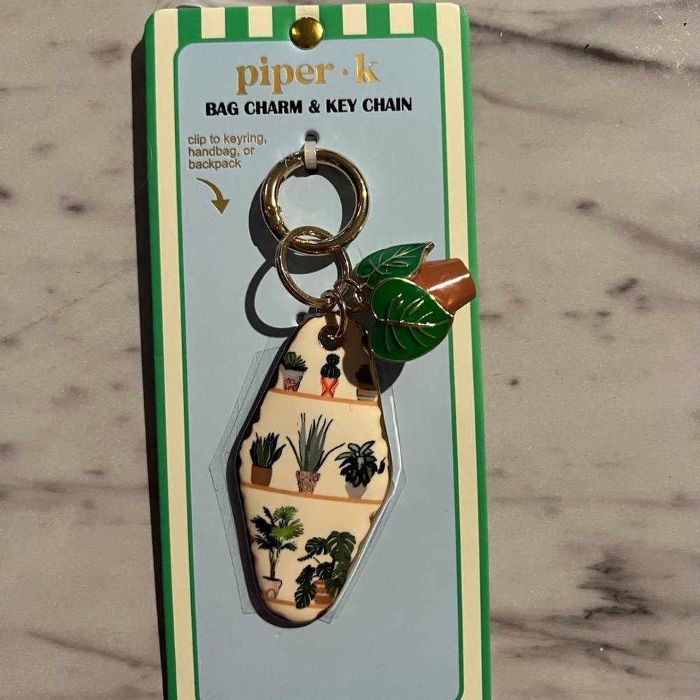 Piper K Cactus Bag Charm/Keychain